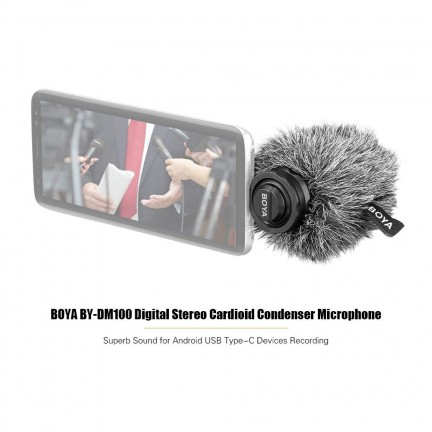 BOYA BY-DM100 Digital Stereo Cardioid Condenser Microphone