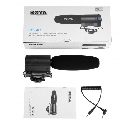 BOYA BY-DMR7 Shotgun Condenser Microphone Broadcast 