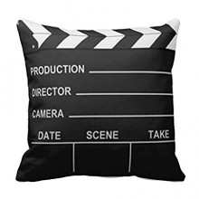 Lights Camera Action Pillow