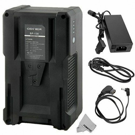 DBK BP-130 V Mount Battery with charger
