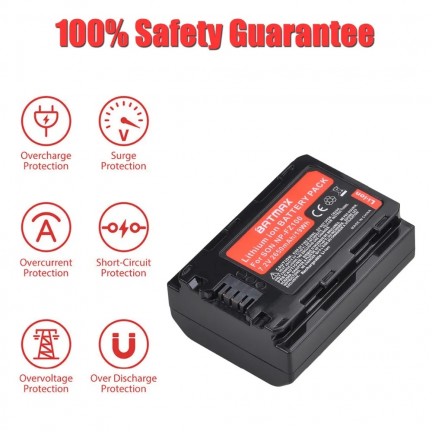 NP-FZ100 Rechargeable Lithium-Ion Battery (2650mAh)