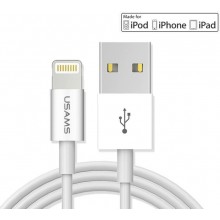Usams Lightning True Mfi Certified Cable - White 120cm