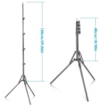 Neewer 59"/150cm Aluminum Alloy Photography Light Stand