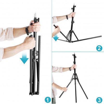 Neewer 59"/150cm Aluminum Alloy Photography Light Stand