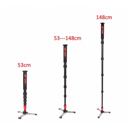 JY0506 Aluminum Alloy Professional Monopod For Video & Camera