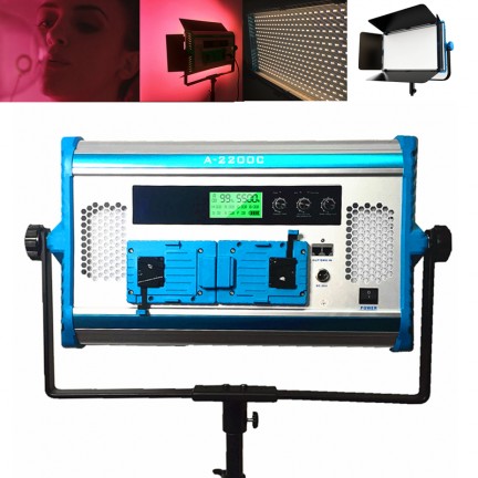 Yidoblo RGB A2200C LED Video Film Light Panel Lamp 2800k-10000k