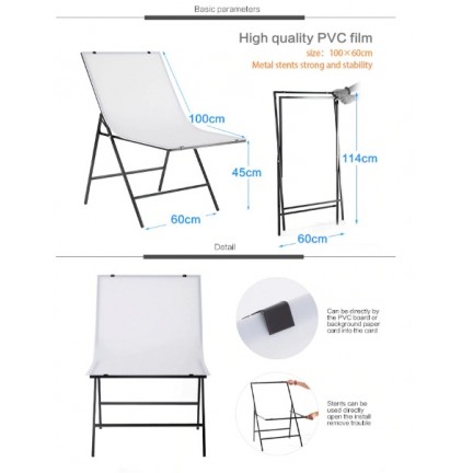 60*100cm Folding Portable Shooting Table Photo