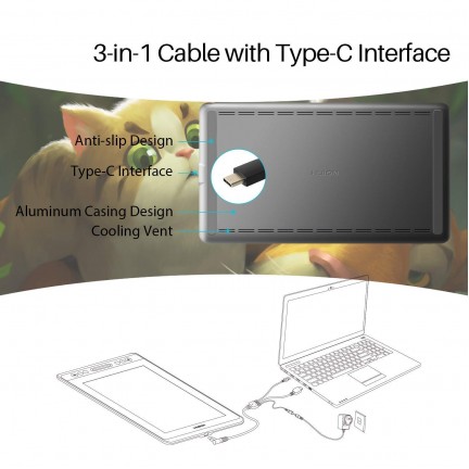 HUION Kamvas Pro 13 GT-133 Tilt