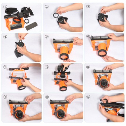 Tteoobl SLR Camera Waterproof Underwater Housing