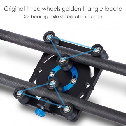 Selens 31.5"/80cm Carbon Fiber Camera Track Slider