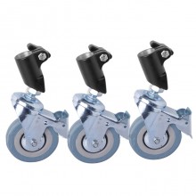 NiceFoto Light stand Wheels kits with lock