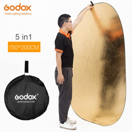 Godox 150*200cm 5 in 1 portable photography reflector