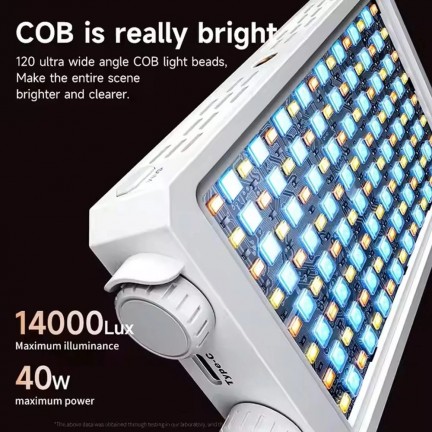 V40 Bi-Color 40W LED Fill Light Portable Adjustable Light