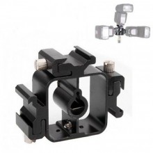 Adapter 3 in 1 Hot Shoe Bracket Speedlite Mount