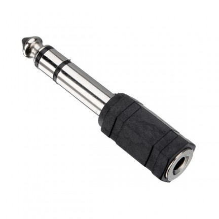 6.5mm Stereo Plug to 3.5mm Stereo Socket Adaptor