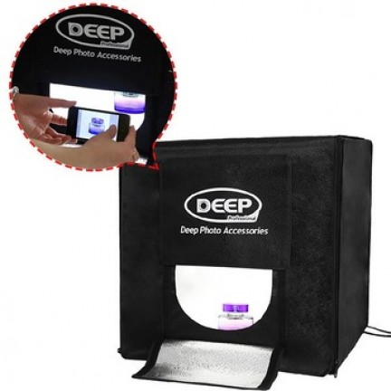 Deep mini led studio box 40x40cm
