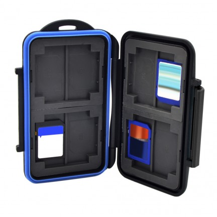Hard Cases Memory Card Case Holder for 8 x SD SDHC Cards 