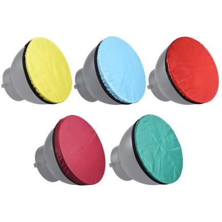 Standard Studio Strobe Reflector Light Soft Diffuser 5 Colors 