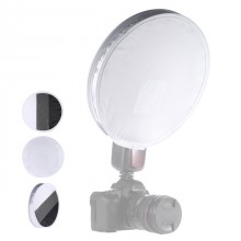 31cm Mini Portable Round On camera Flash Diffuser