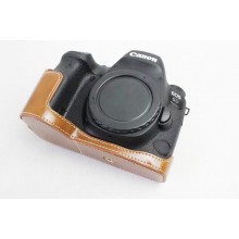 leather half protect for canon 5D3 5D Mark III 5DS 5D Mark 4