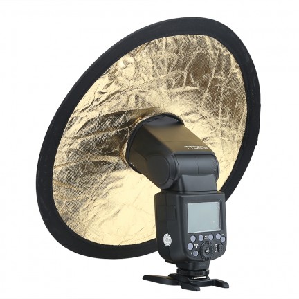 2in1 30cm Gold Silver Portable Folding Reflector