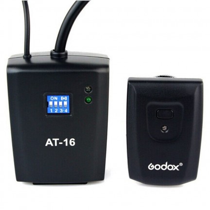 Godox AT-16 Wireless Flash Trigger Transmitter + Receiver Set - Black