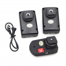 Flash Trigger Transmitter + + 2 Receivers For Canon For Nikon For Olympus