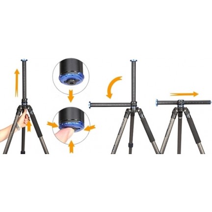 Benro GA257T Aluminum Tripod Professional Tripods