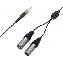 Cable XLR de salida de doble Cabezal para salida estéreo (comica)